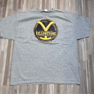 "Yellowstone" Hanes Gray T-Shirt Size 2XL